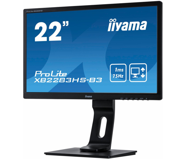 IIYAMA 21.5'' ProLite XB2283HS-B3 Czarny - 405380 - zdjęcie 2